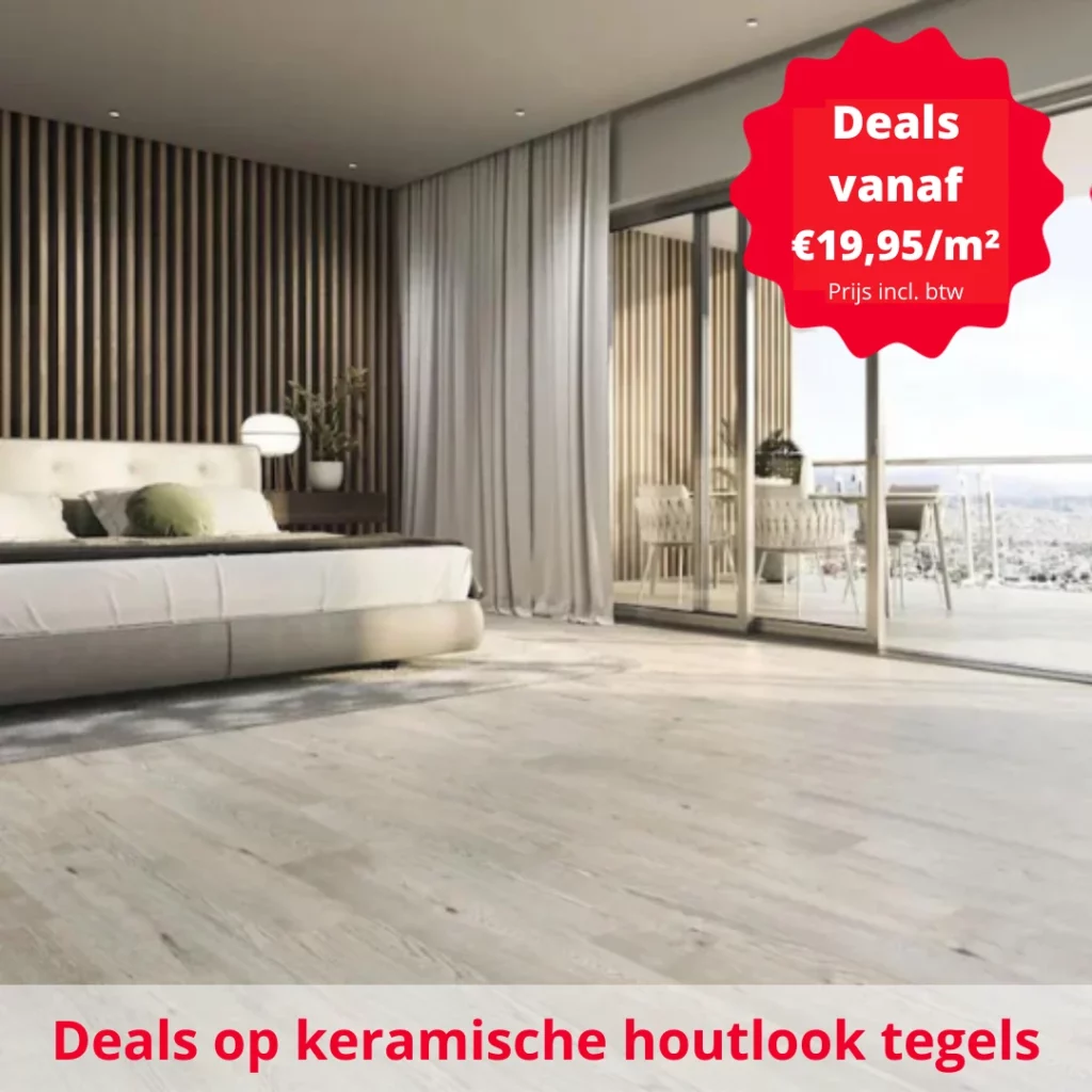 PROMO houtlook tegels woonkamer